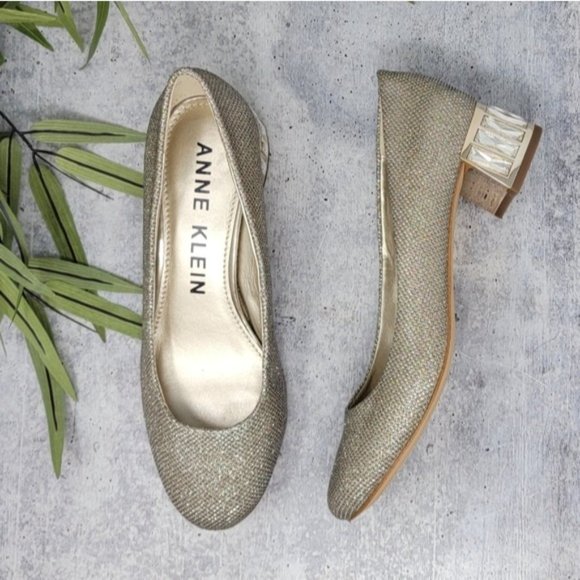 Anne Klein Shoes - Anne Klein | Haedyn Sparkly Jeweled Heel Shoes